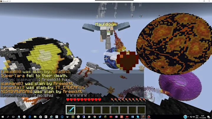 Minecraft PVP hacker spotted on camera!