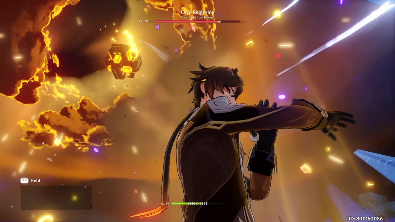 [PS4: Genshin Impact] Adventurer Handbook - Boss -- Cryo Regisvine (Co-op; Lv 72)