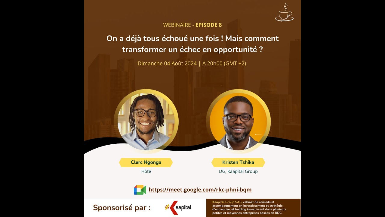 Miniature de Webinaire 8 : On a tous échoué une fois ! Mais comment transformer l'échec en opportunité ?