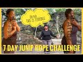 I DID THE 7 DAY, 1,000 JUMPS PER DAY, JUMP ROPE CHALLENGE WITH CROSSROPE JUMP ROPES & THIS HAPPENED