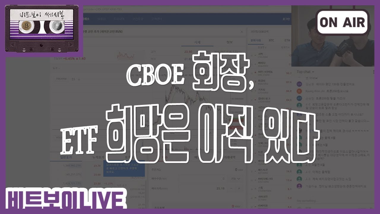 cboe 비트코인 New 2022 비트코인 CBOE 회장이 ETF 희망은 있다고 합니다! Feat. 블록패치 대대표