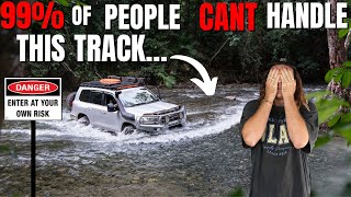 YOU need 2 pairs of underwear on this 4x4 track.. tackling the Bloomfield track in landcruiser 4wd