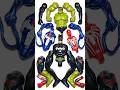 AVENGERS TOYS MARVEL'S, SPIDERMAN VS VENOM VS HULK VS BATMAN. #avengers #shorts