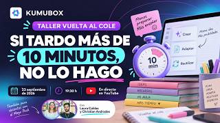Taller: Si tardo más de 10 minutos, no lo hago | IA para docentes Taller: Si tardo más de 10 minutos, no lo hago | IA para docentes