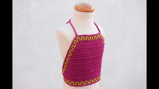 Top halter crochet very easy All sizes