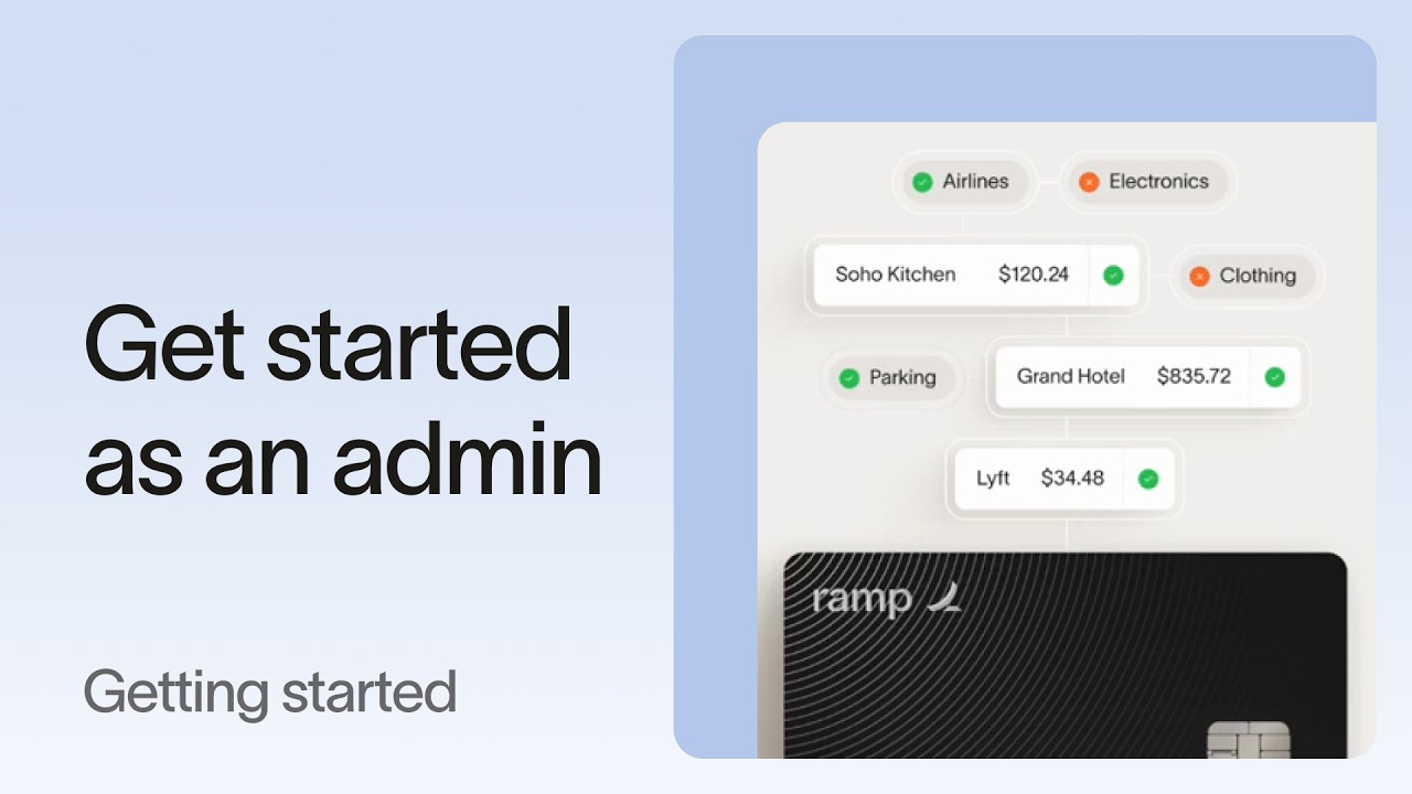 Getting started in Ramp (for admins) - YouTube