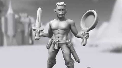 Unboxing my custom Hero Forge miniature - D&D, Dungeons & Dragons, The Bards