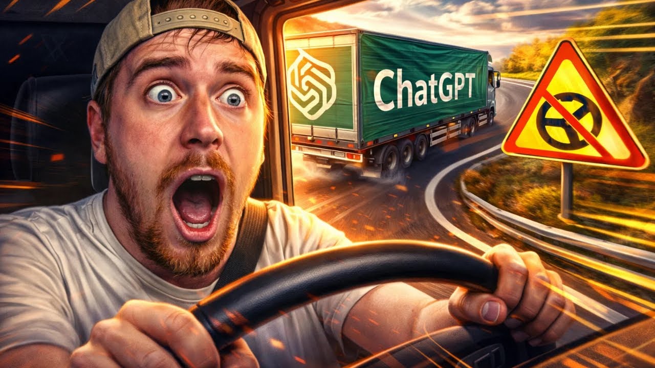 ChatGPT DÉCIDE de mon DÉFI sur Euro Truck Simulator 2 !!