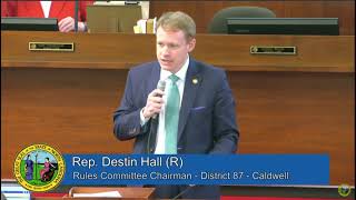 Rep. Destin Hall Recognizes National Crime Victims' Rights Week