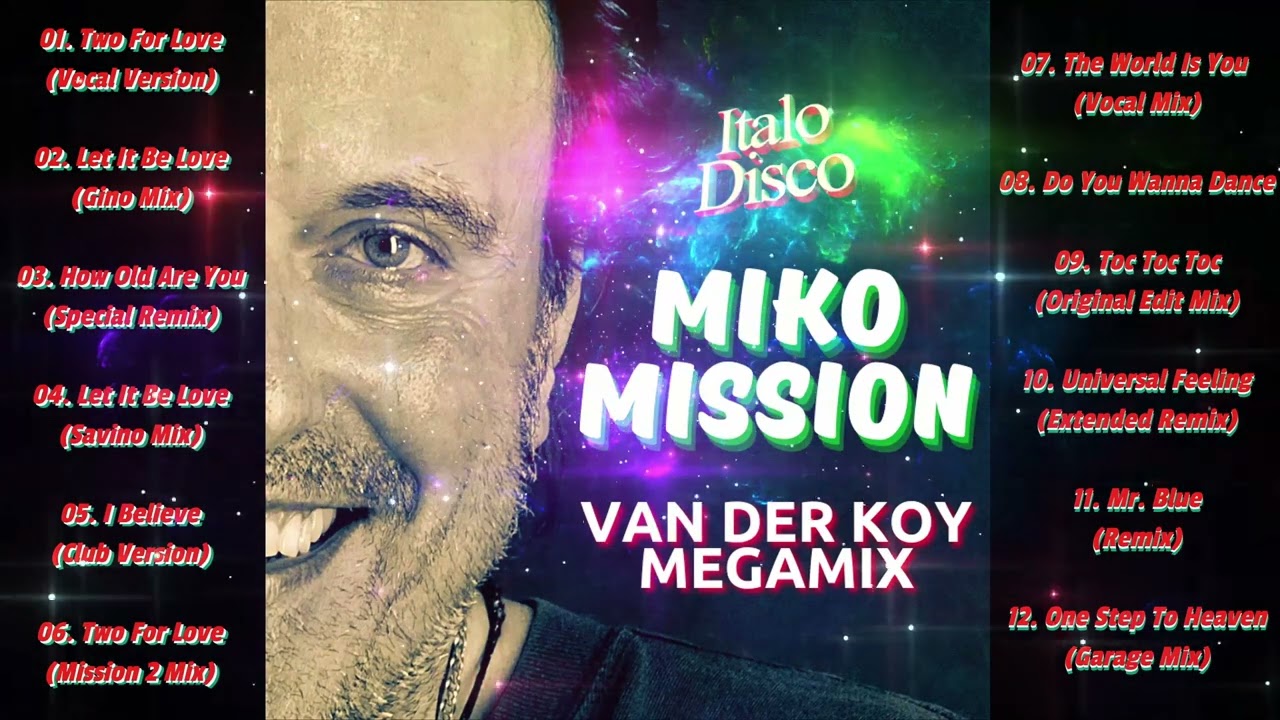 MIKO MISSION 🔥 MEGAMIX 🟢⚪🔴 italo disco eurobeat hi-nrg dance