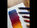 طريقة دمج الالوان الخشبية المائية How To Blend Watercolor Pencils