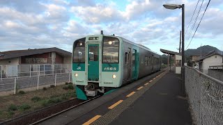 高徳線 1500形普通 神前駅発車