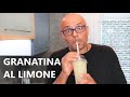 GRANATINA AL LIMONE CON LA BOTTIGLIA ricetta facile granita al limone