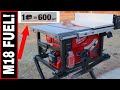 MILWAUKEE M18 FUEL TABLE SAW REVIEW & TESTING DADO BLADES!