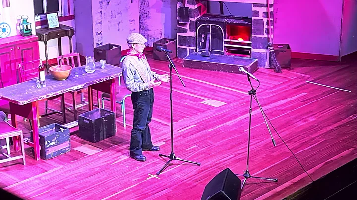 Hector Riddell at the Bothy Ballad Championship 2023