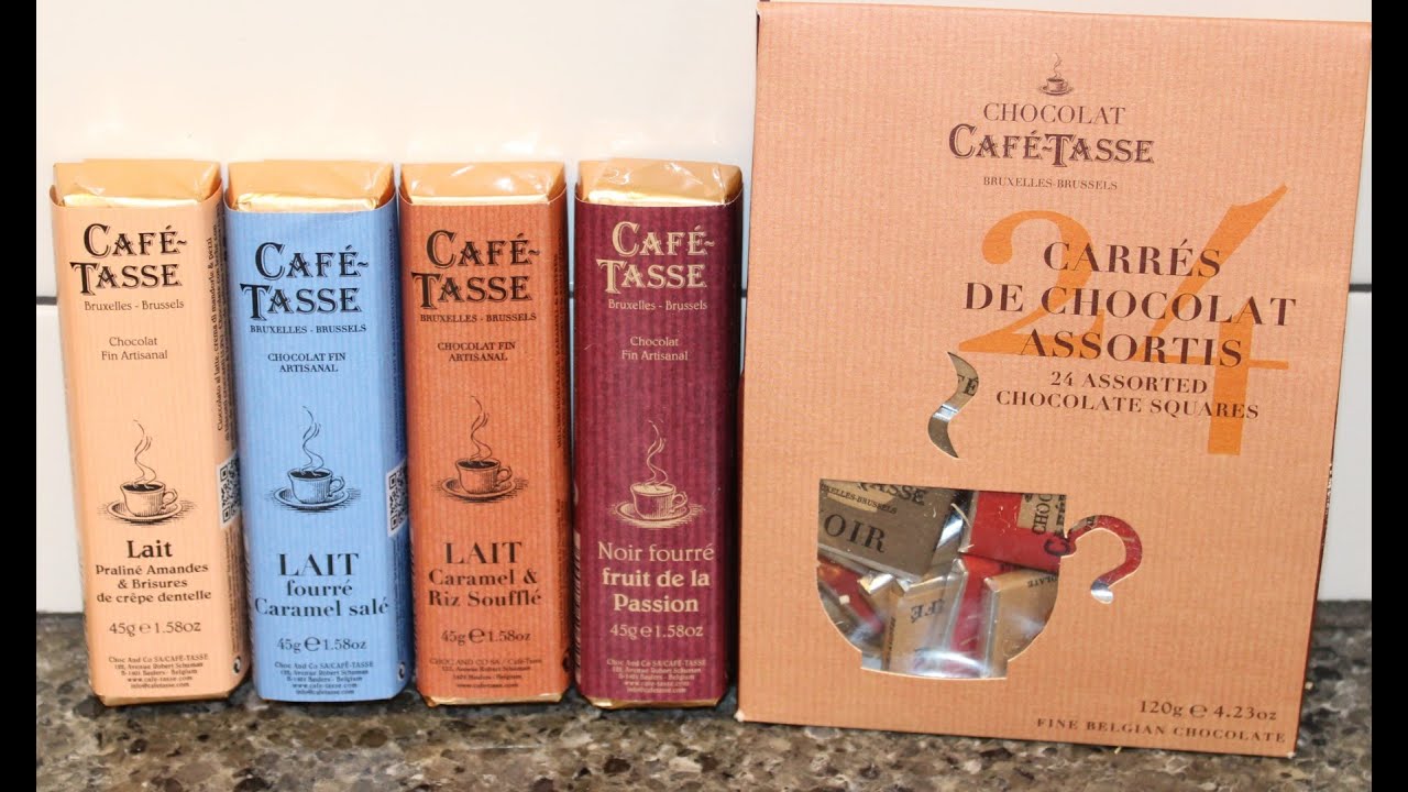 CaféTasse Chocolate Bar with Almond Praline/Salted