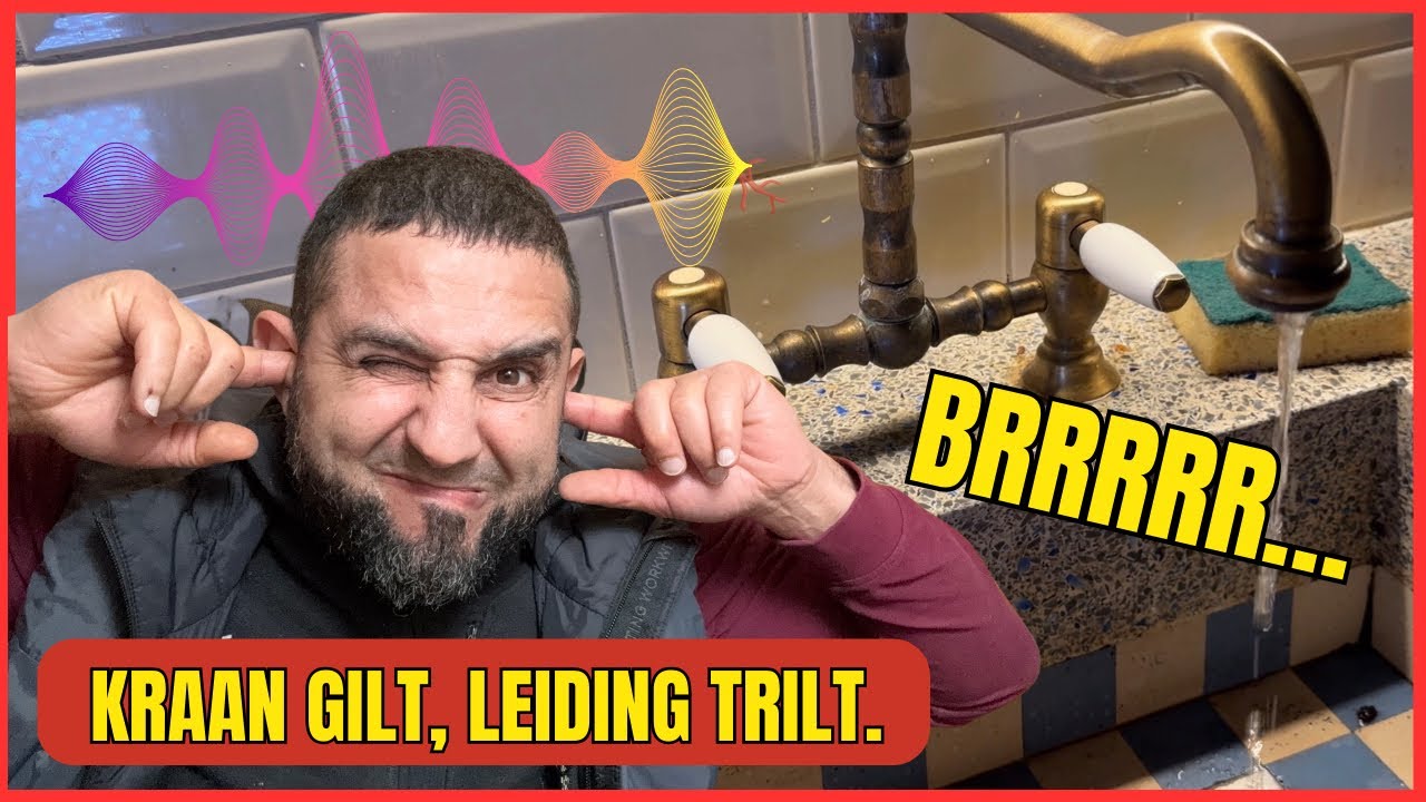 Kraan maakt keihard vibratiegeluid, buren worden gek, zo los ik het op