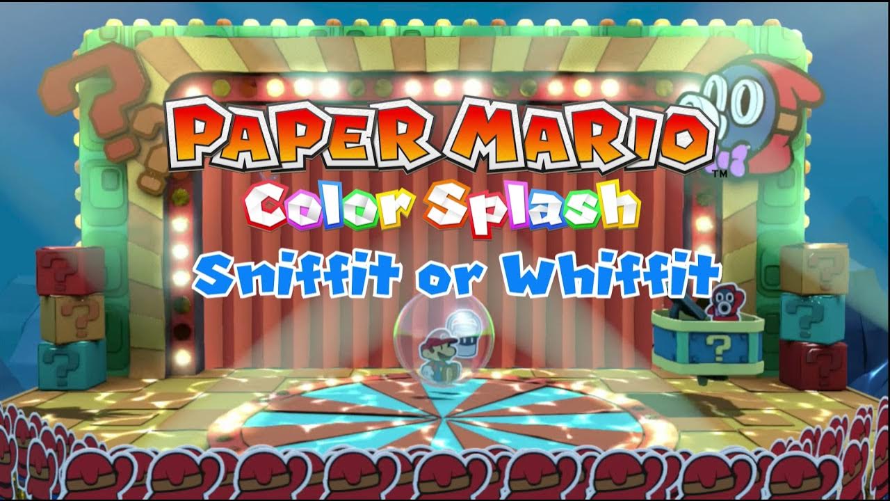 Sniffit or Whiffit Paper Mario Color Splash Music Extended YouTube