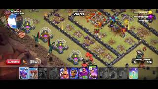 Clash of clans war attack twon hall 16 full attack 3 ster