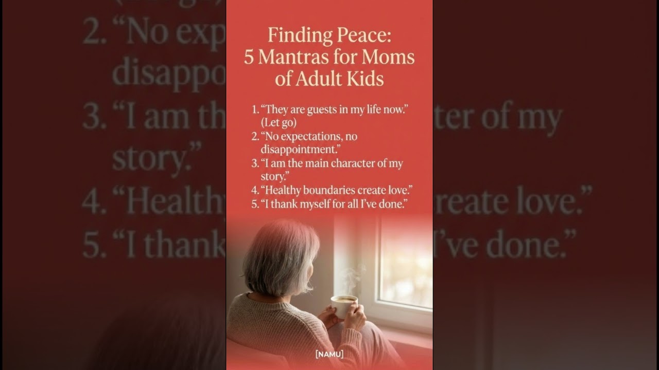 🌿 Stop Worrying About Your Grown Kids: 5 Mantras for Inner Peace