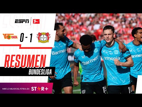 ¡LOS 11 DE LA COMPAÑÍA ESTÁN CADA VEZ MÁS CERCA DE CORONARSE! | U. Berlín 0-1 Leverkusen | RESUMEN