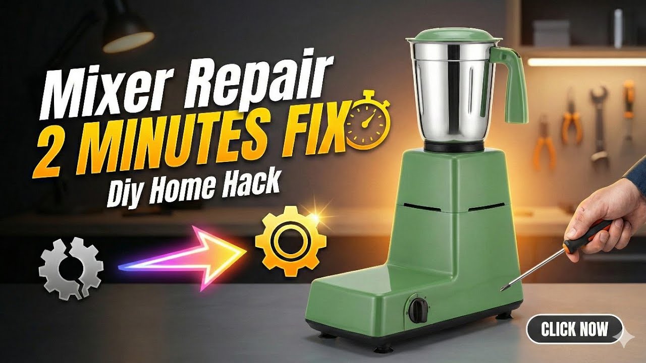 how to repair mixer at home common problems in mixer repair at home