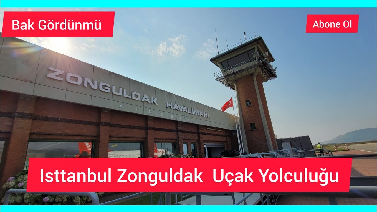 Istanbul Zonguldak Uçak Yolculuğu.