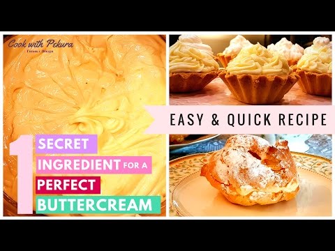 Buttercream Frosting | Особенный Заварной Крем с СЕКРЕТОМ | კრემი