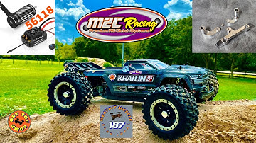 ARRMA KRATON 8S💪Max5 g2 56118 800kv combo on 12s🔥 #m2cracing new bell crank