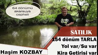 Satış Dışı Doğa Harikası Suyu Elektriği 154 Dönüm Tarla Ana Yola Ve Akarsuya Cephe