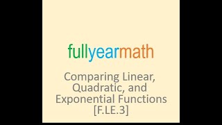 Famous Comparing Linear, Quadratic, and Exponential Functions Profile