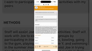 How to Clock In and Out Self Hired Community Habilitation eVeroMobile screenshot 2