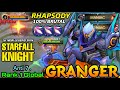 2x MANIAC!! Granger Starfall Knight New Legend Skin Gameplay - Top 1 Global Granger Anti 7 . - MLBB