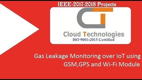 Gas Leakage Monitoring over IoT using GSM, GPS and Wi-Fi Module | IOT Projects Hyderabad