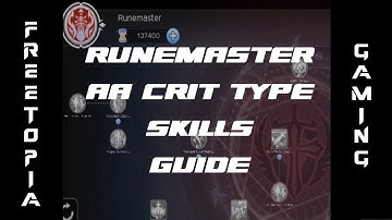 RUNEMASTER AA Crit Type Skills Guide Tutorial Ragnarok Mobile