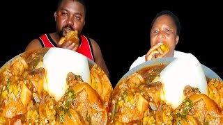SAMR FUFU MUKBANG EGUSI SOUP WITH FUFU AFRICAN FOOD MUKBANG #mukbang #africanfood #samr #food #fufu