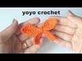 تعليم الكروشية للمبتدئين : كروشية فيونكة سهلة وجميلة simple Bow crochet#يويو كروشية#