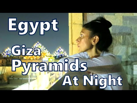 Giza Pyramids SOUND AND LIGHT SHOW Highlights, Cairo, Egypt - YouTube