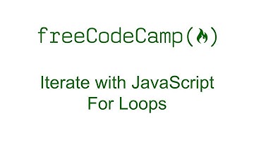 Iterate with JavaScript For Loops - Free Code Camp