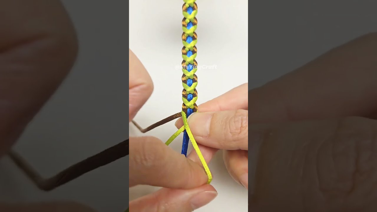 How to Tie Four Strand Over Under Braid 2602004 Quick Macrame Tutorial 
