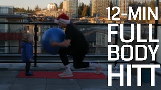 12 MINUTE FULL BODY HIIT -- LEANMAS DAY 3