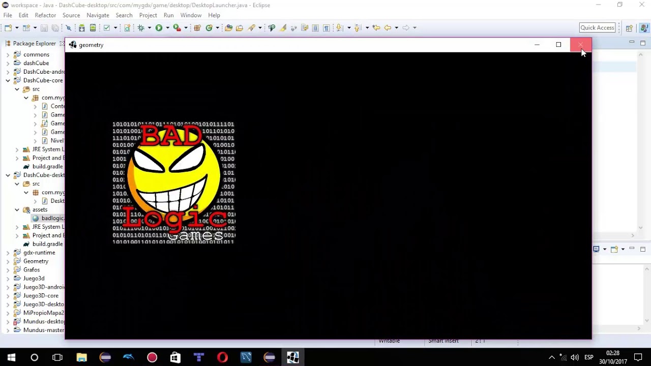 Parte 2 : Tutorial de LibGdx ( Java ) Hacer un Geometry dash : Manejo ...
