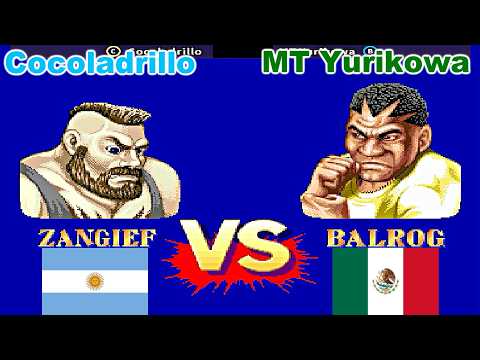 Street Fighter II': Champion Edition - Cocoladrillo vs MT Yurikowa FT3
