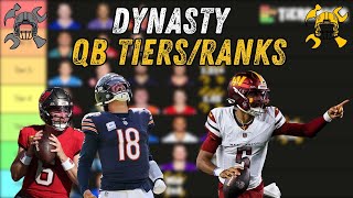 The QB Tier Report WITH 2025 Rookie Draft Picks | Winter 2025 | Dynasty Fantasy Football Rankings