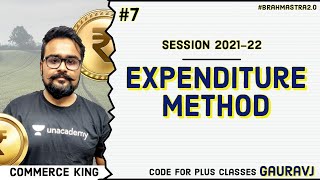  Session 2021-22 | Expenditure Method | National income | Economics | Class 12 | Gaurav Jain