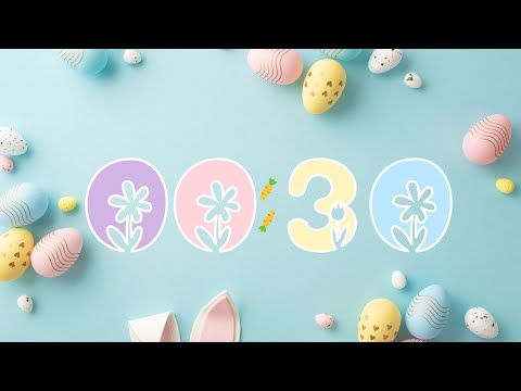 30 Second Pastel Springtime Countdown Timer