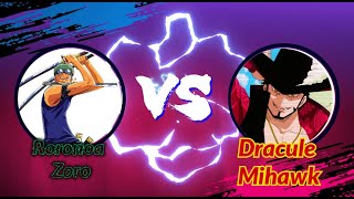 Zoro Vs Mihawk  Fight Baratie Arc  East Blue Saga  one Piece