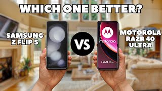 SAMSUNG GALAXY Z FLIP 5 VS MOTOROLA RAZR 40 ULTRA