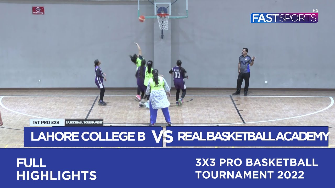 Full Highlights Real Basketball Academy vs Lahore College B 3x3 Pro