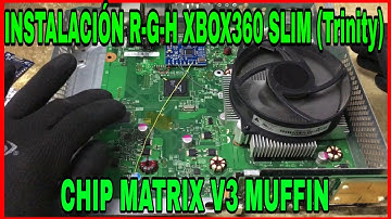 INSTALACION RGH XBOX 360 SLIM TRINITY CON CHIP MATRIX V3   MUFFIN (ESPECIAL 1000 SUSCRIPTORES